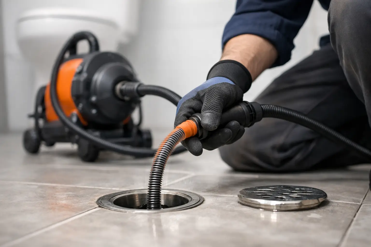 Flex Shaft Drain Cleaning for Tough Clogs