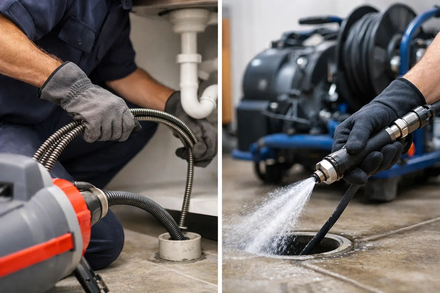 Snaking vs Hydro Jetting: Which Works?