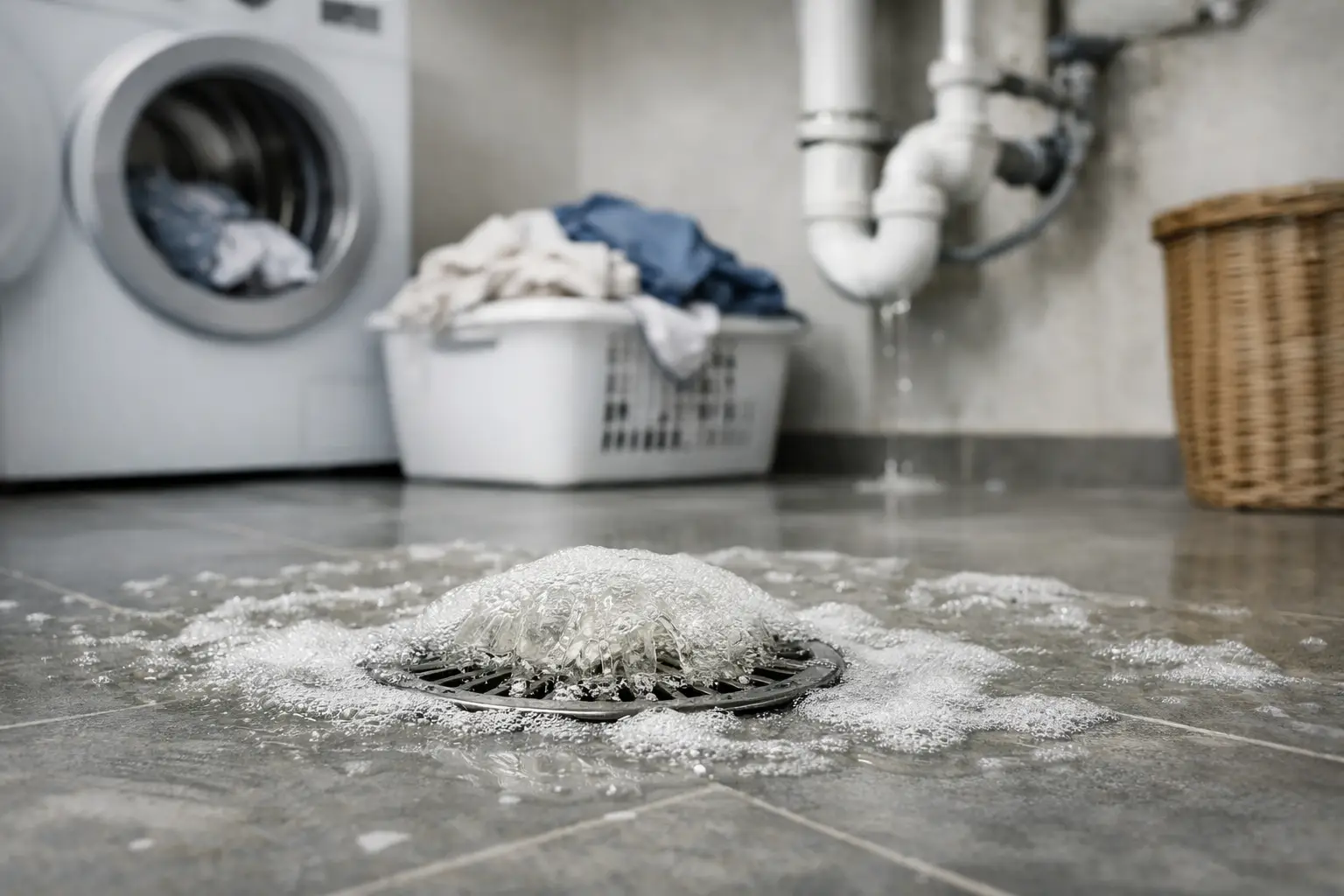 Why Your Laundry Drain Keeps Backing Up