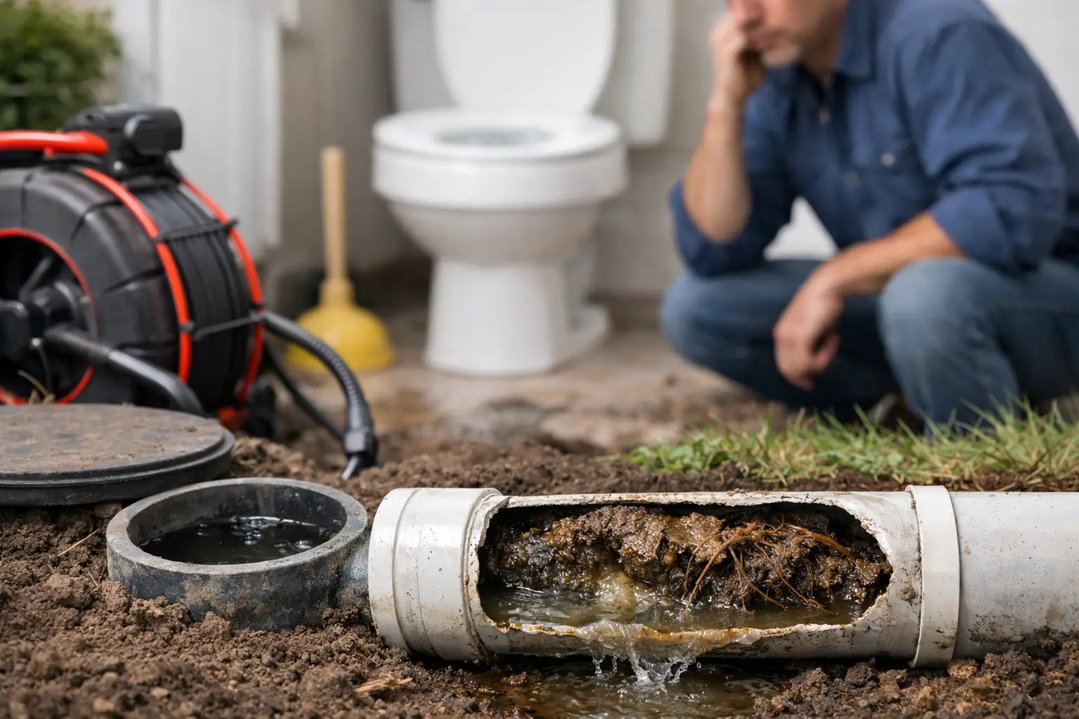 How to Tell if Your Sewer Line Is Clogged
