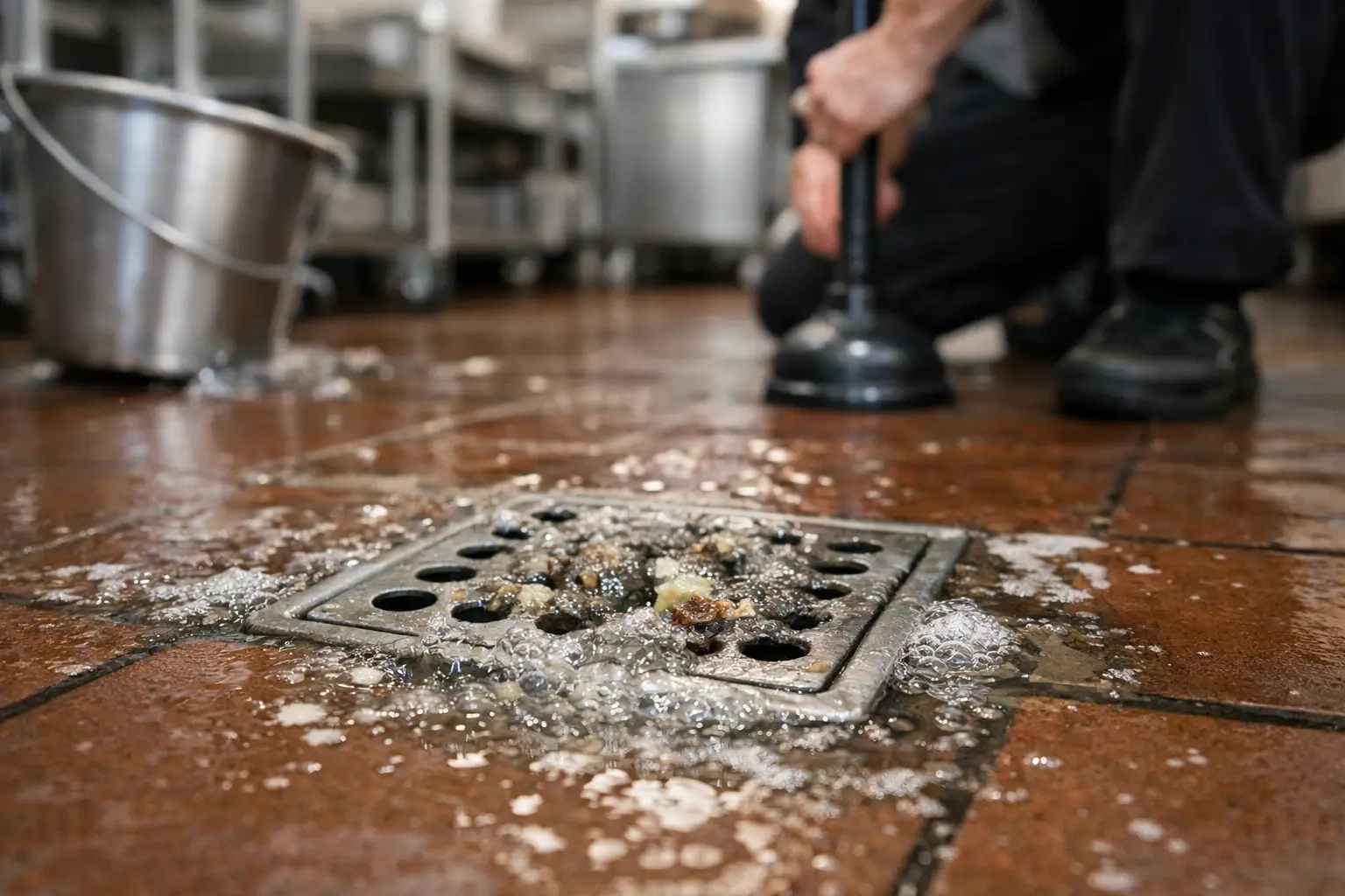 Restaurant Floor Drain Keeps Clogging?