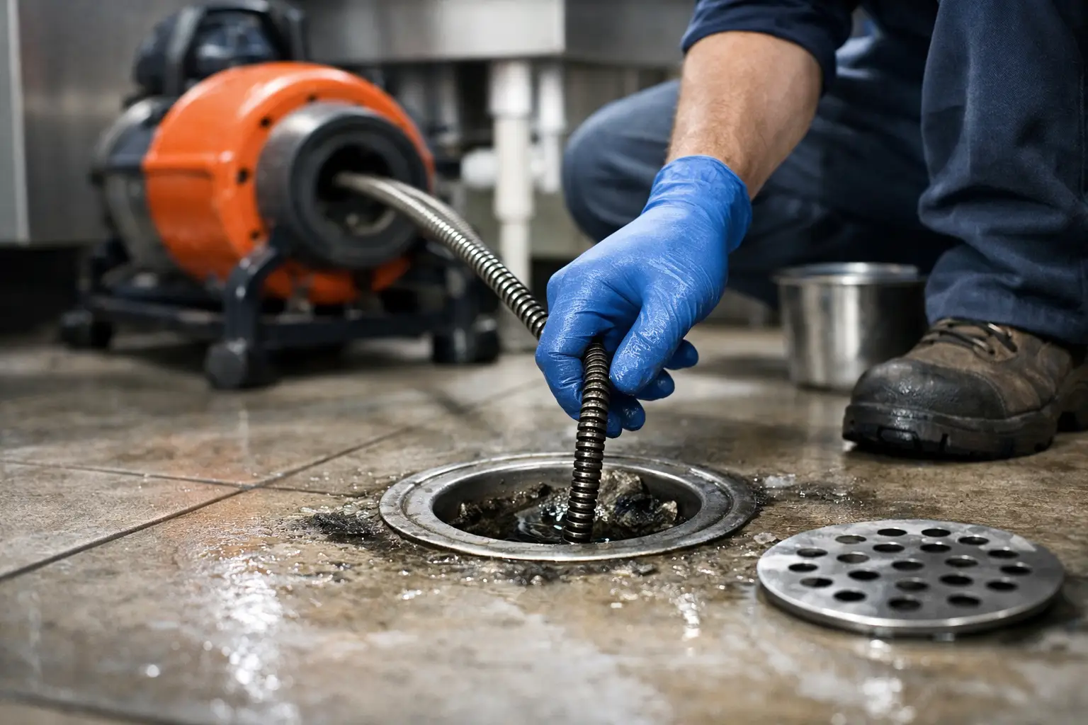 Clogged Floor Drain Service That Lasts