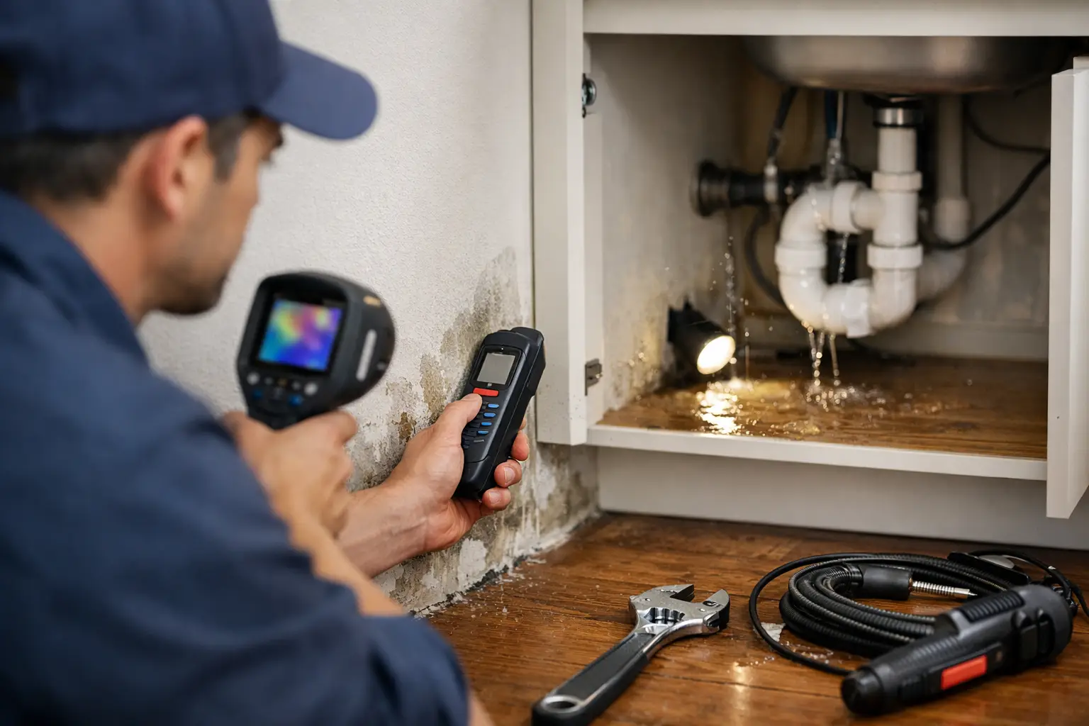 How to Find Hidden Plumbing Leak Quickly
