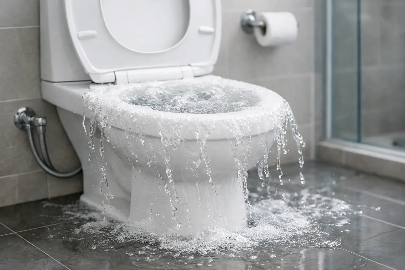 Why Toilet Overflows After Flushing Once