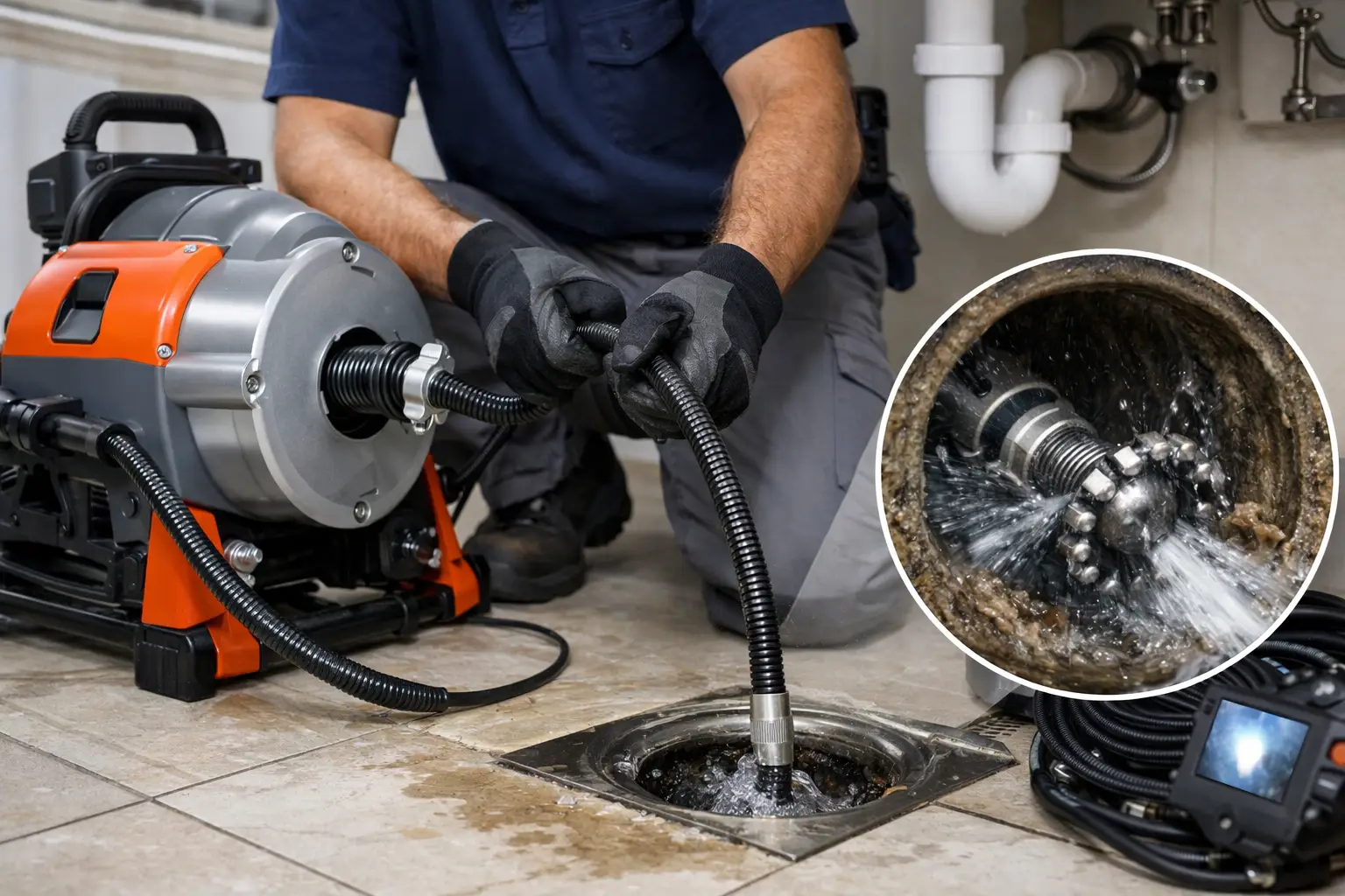How Flex Shaft Clears Drains and Restores Flow