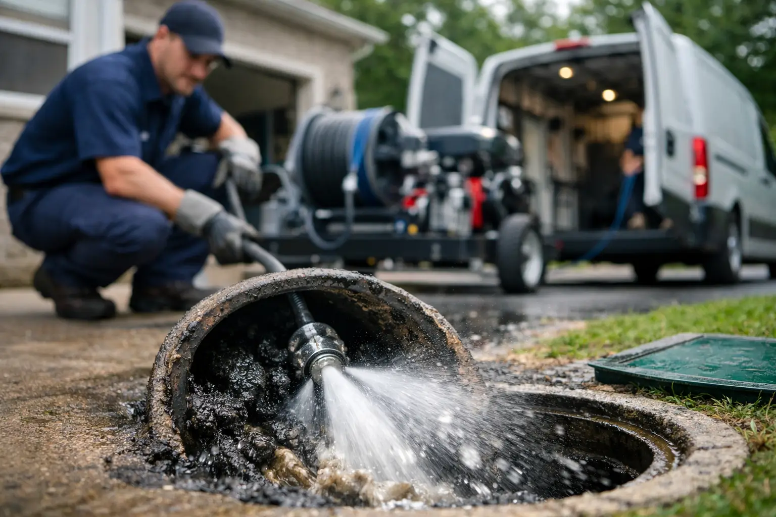 How Hydro Jetting Removes Sludge From Drains
